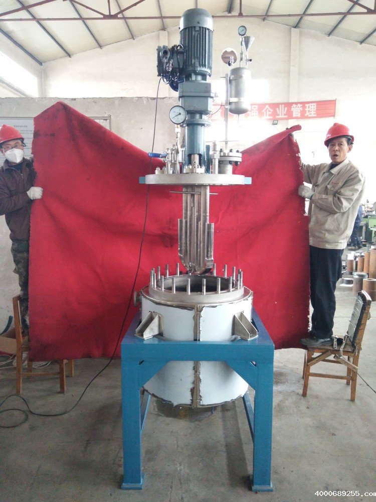 TFCF系列--电动升降釜盖、直连搅拌、带在线加料罐3